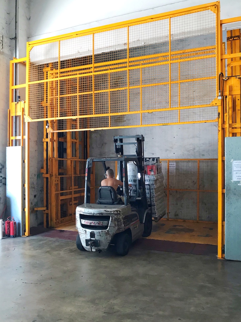 Hydraulic Material Hoist for 5000kg Load