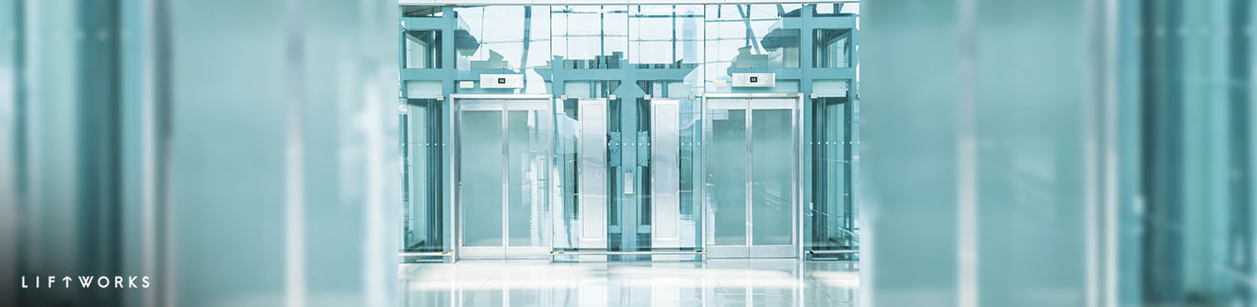 two elevators made by lift company